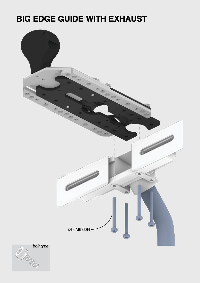 Big Edge Guide with Exhaust || Physical Product