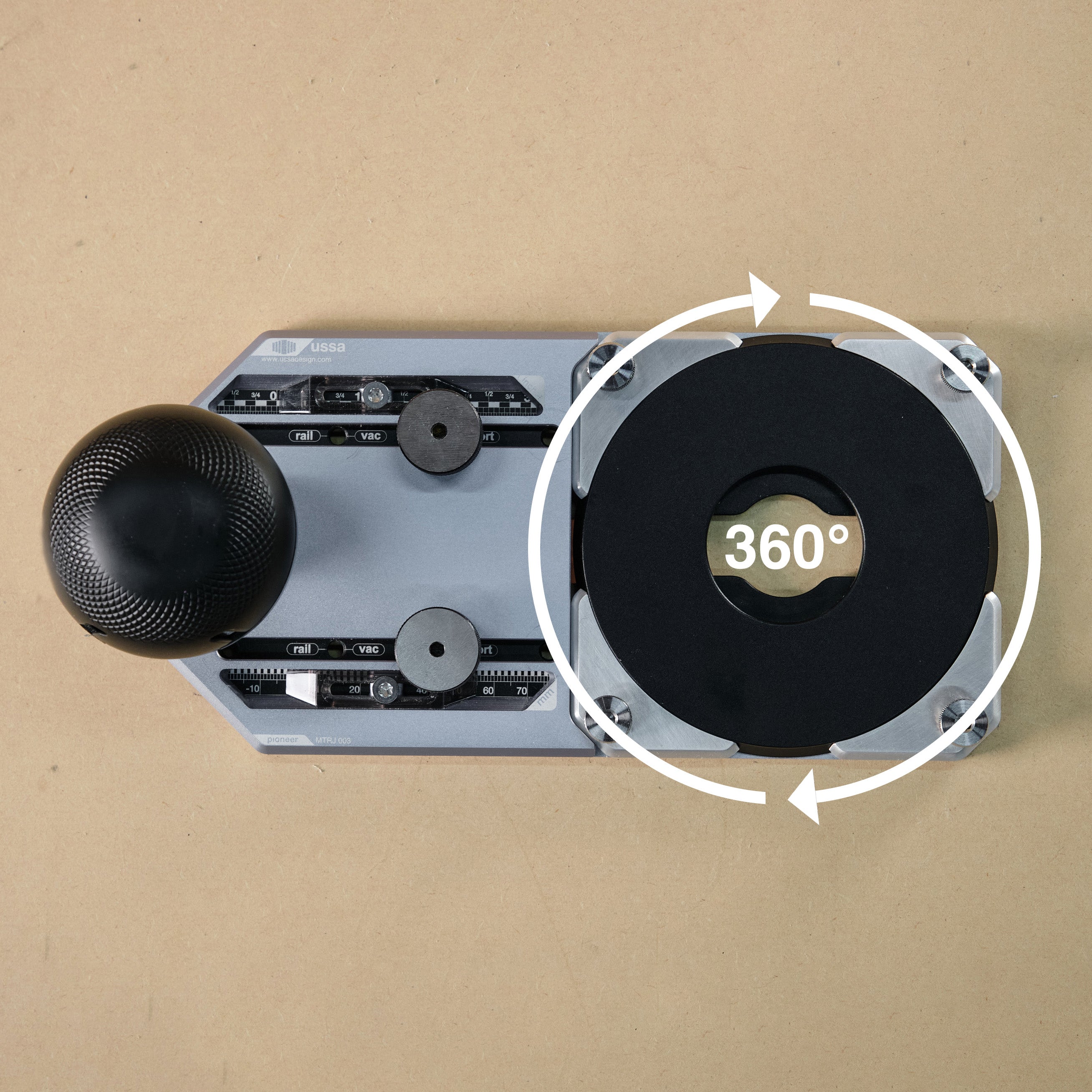 360 Degrees Pioneer Router Plate || Physical Product