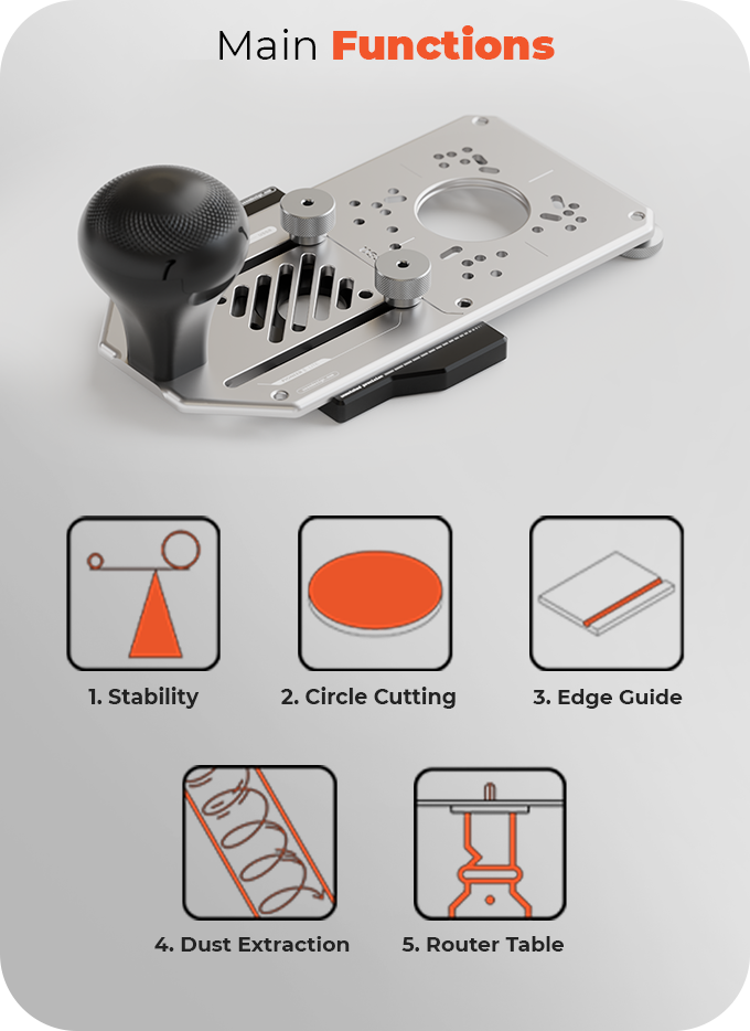Pioneer Lite - Trim Router Jig
