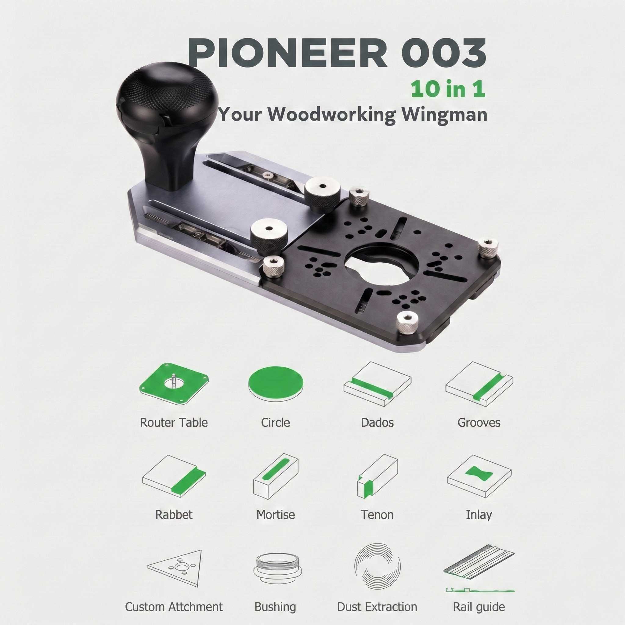 Multifunctional Trim Router Jig || MTRJ003_PIONEER