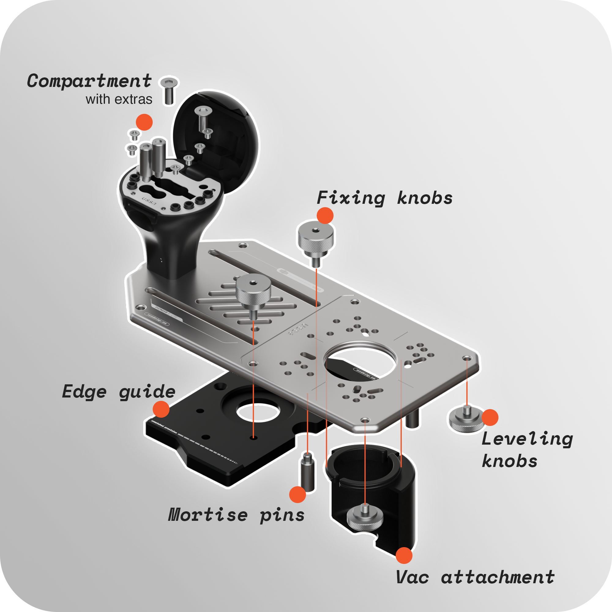 Pioneer Lite - Trim Router Jig
