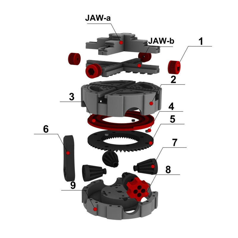 3D Printed Lathe Chuck